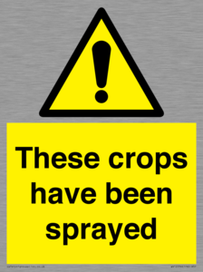 These crops have been sprayed